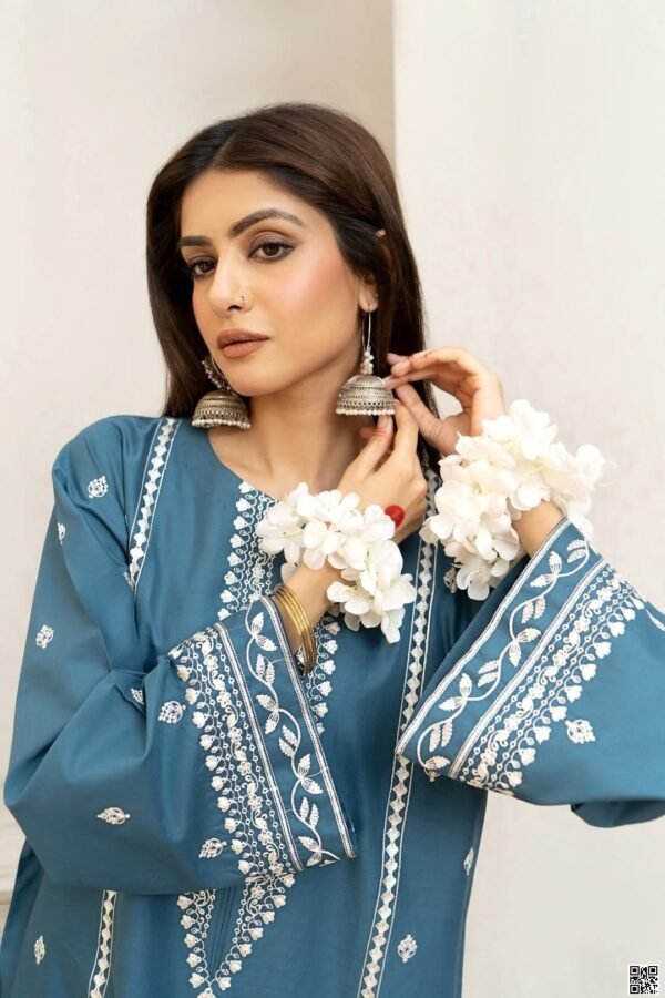 Elegant & Stylish Rayon Silk Embroidery Set